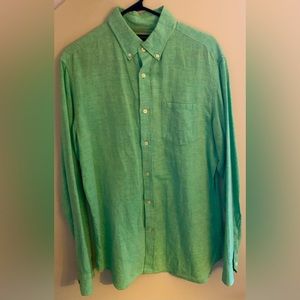 Banana Republic Men’s Button-Down Shirt Linen/Cotton Blend